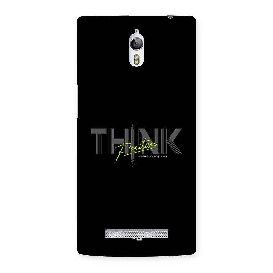 Think Positive Only Back Case for Oppo Find 7