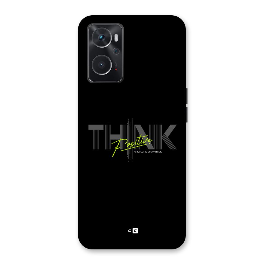 Think Positive Only Back Case for Oppo K10 4G