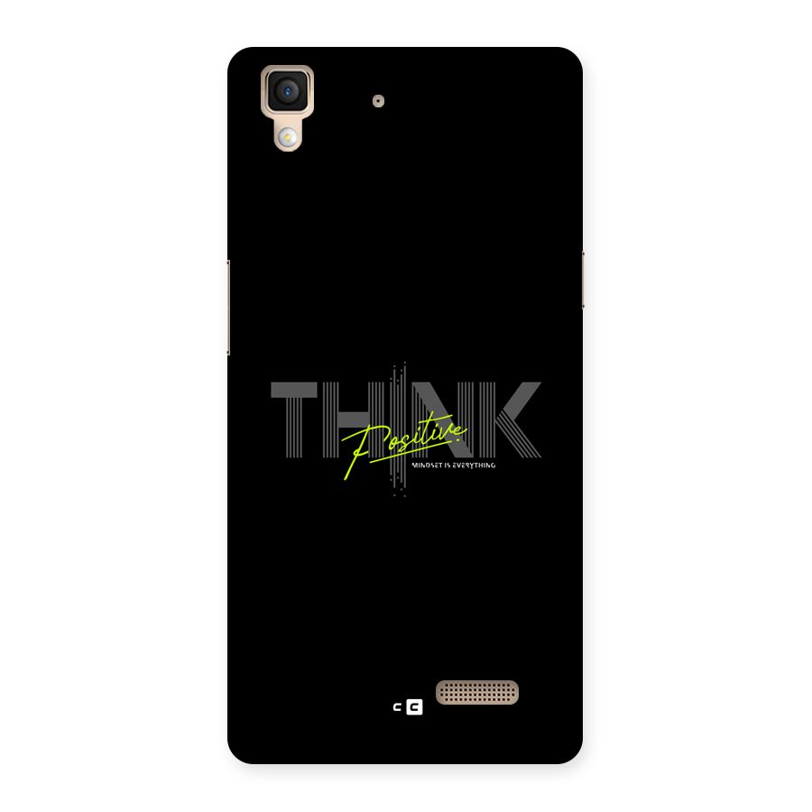 Think Positive Only Back Case for Oppo R7