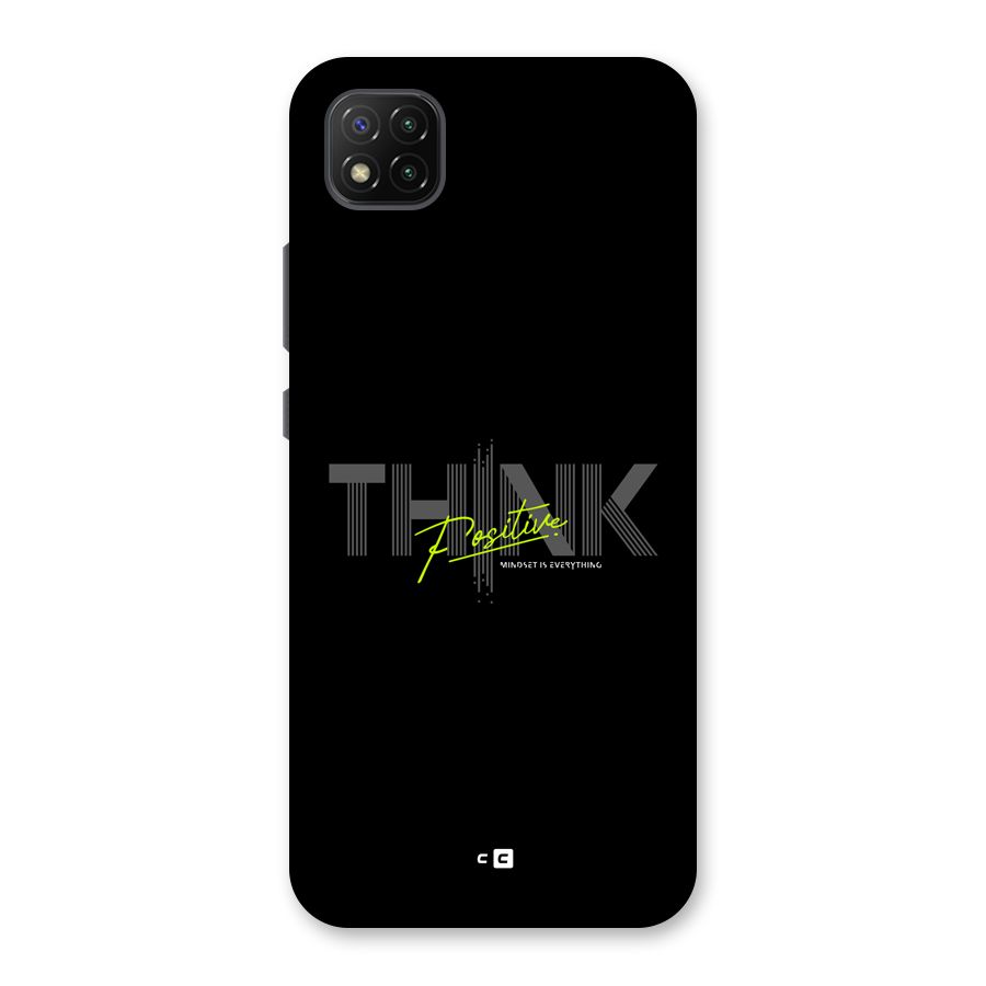 Think Positive Only Back Case for Poco C3