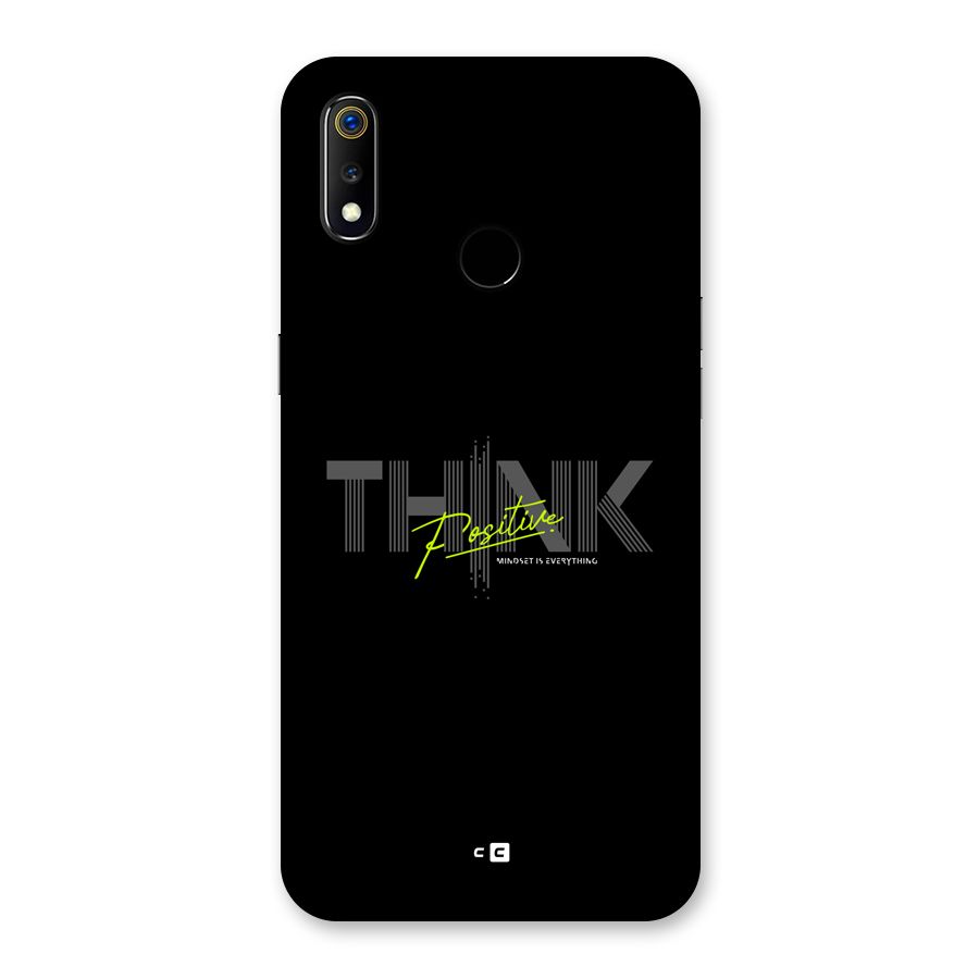 Think Positive Only Back Case for Realme 3