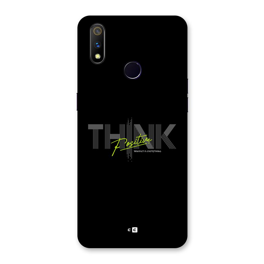 Think Positive Only Back Case for Realme 3 Pro