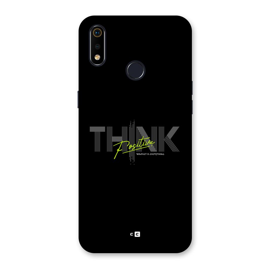 Think Positive Only Back Case for Realme 3i