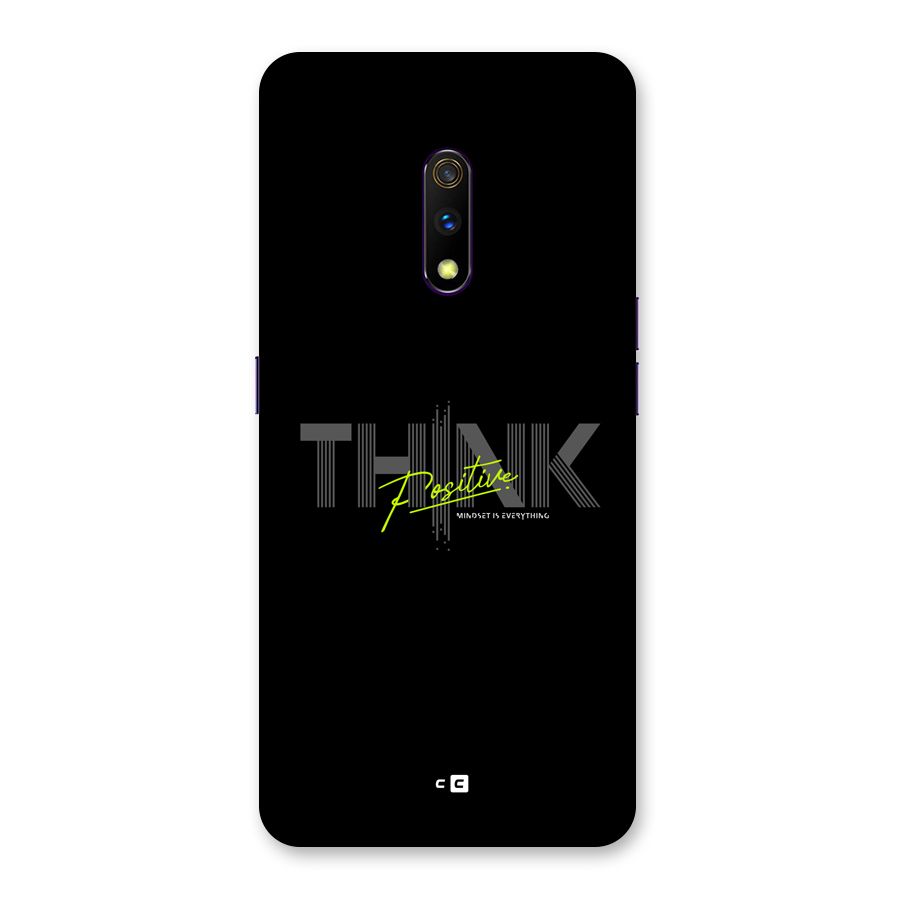 Think Positive Only Back Case for Realme X