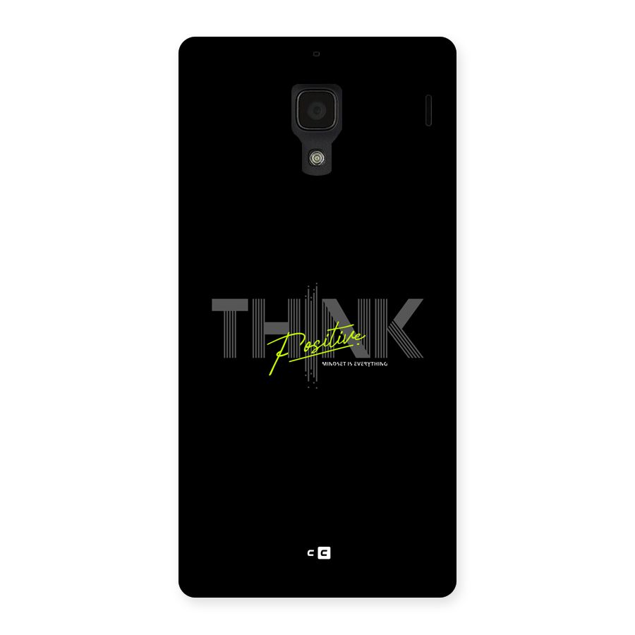 Think Positive Only Back Case for Redmi 1s