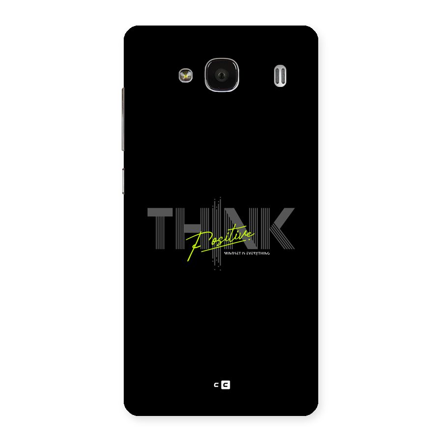 Think Positive Only Back Case for Redmi 2 Prime