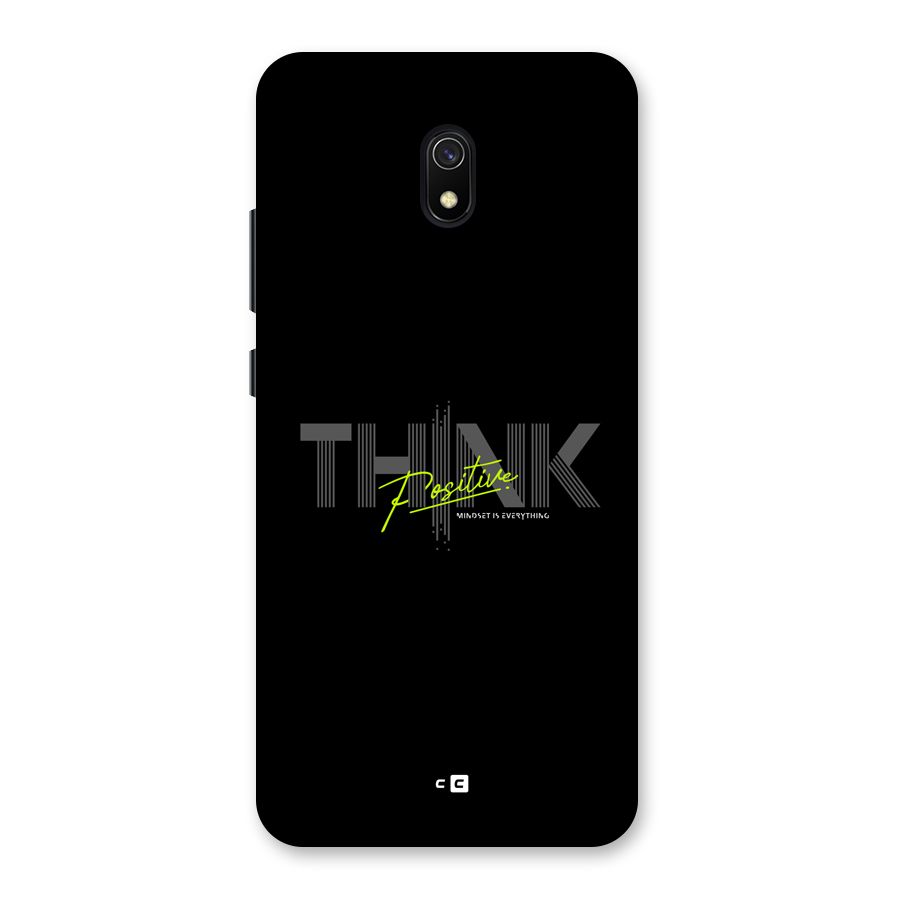 Think Positive Only Back Case for Redmi 8A