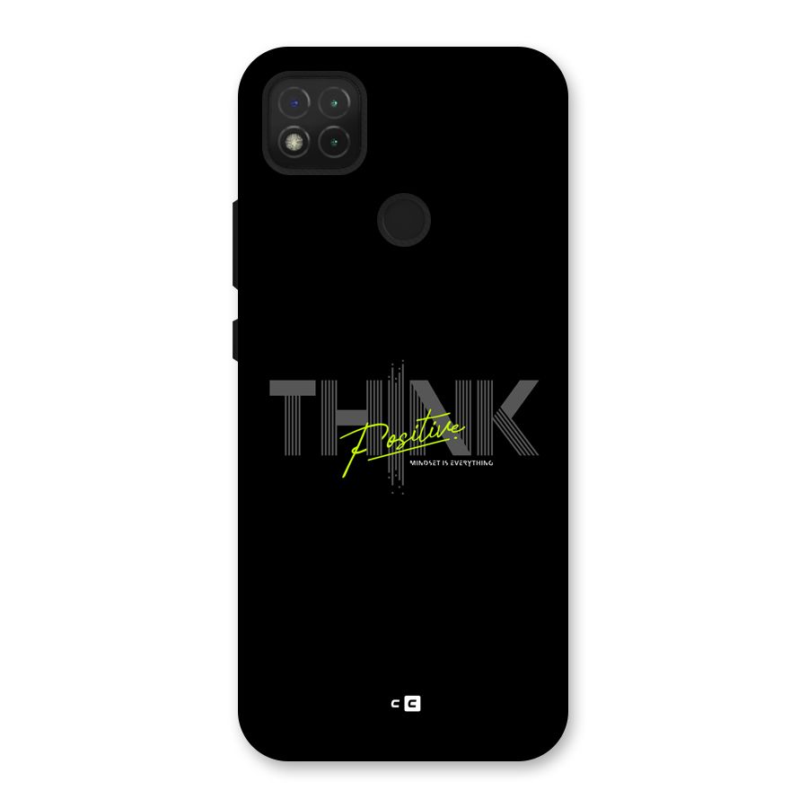 Think Positive Only Back Case for Redmi 9C