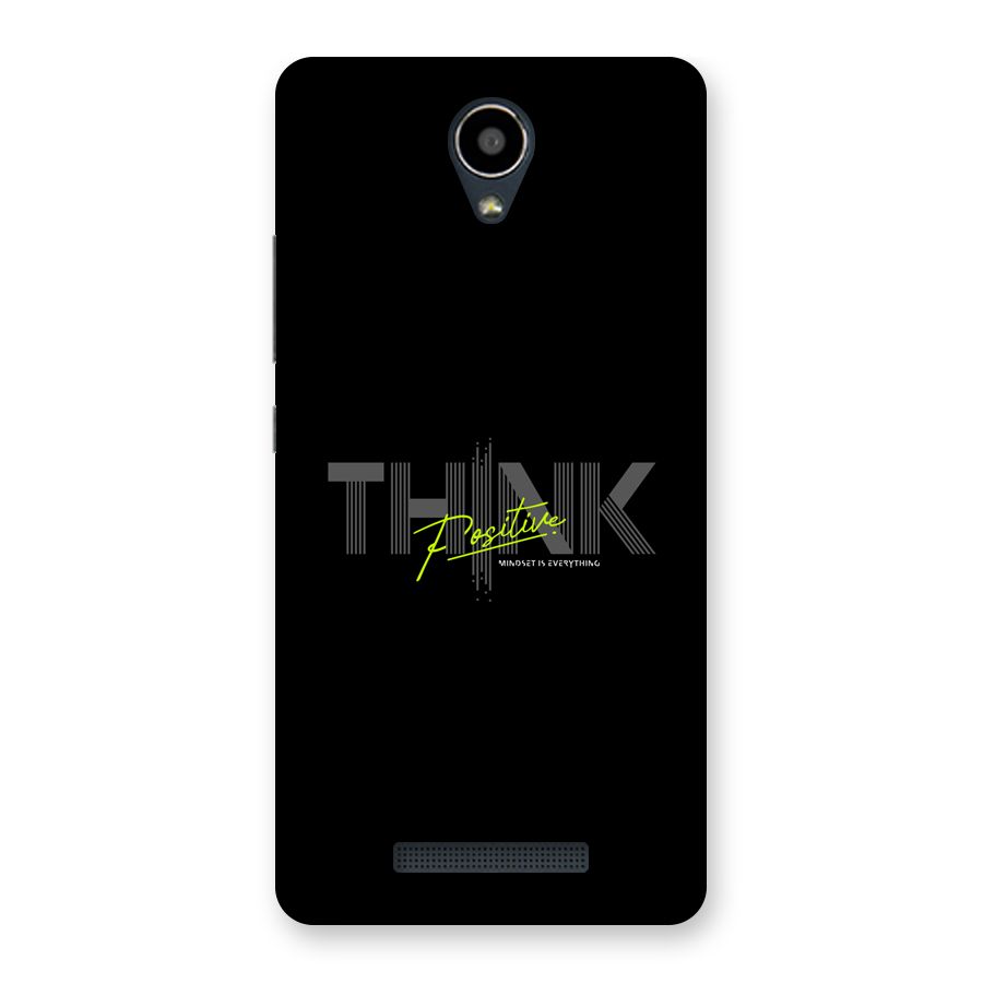 Think Positive Only Back Case for Redmi Note 2