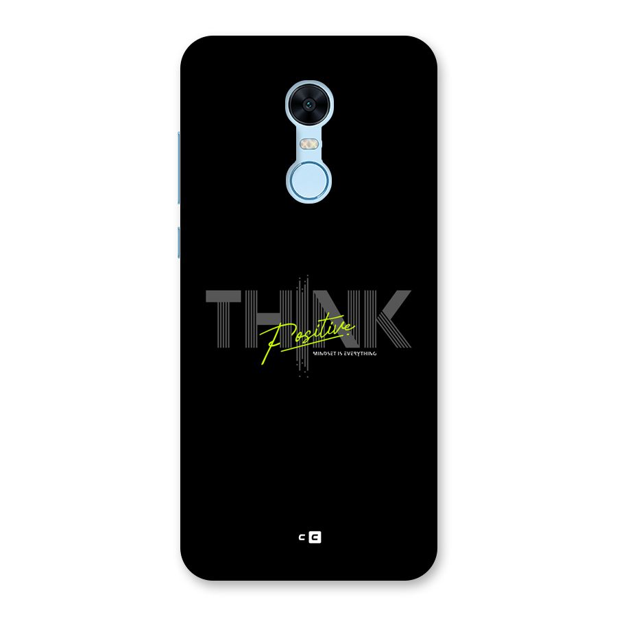 Think Positive Only Back Case for Redmi Note 5