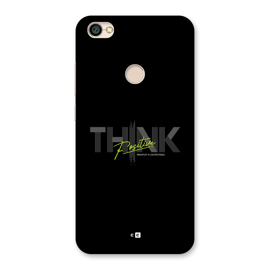 Think Positive Only Back Case for Redmi Y1 2017