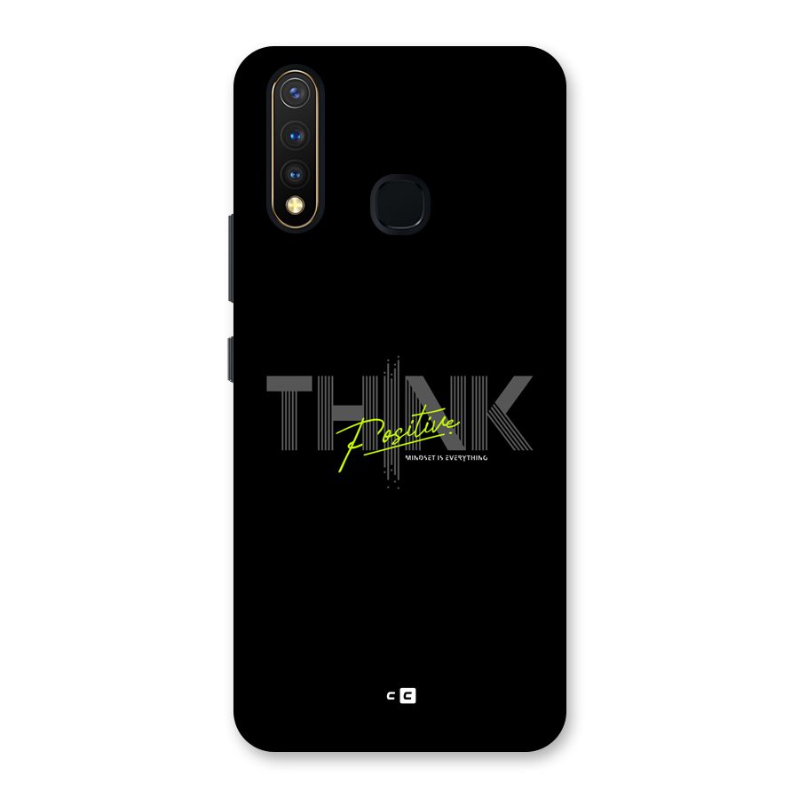 Think Positive Only Back Case for Vivo U20