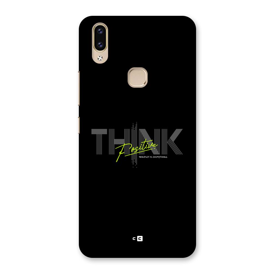 Think Positive Only Back Case for Vivo V9 Youth