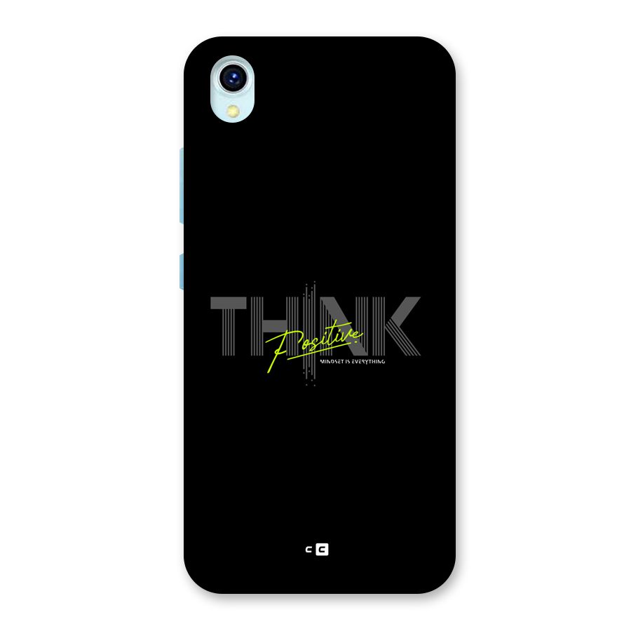 Think Positive Only Back Case for Vivo Y1s
