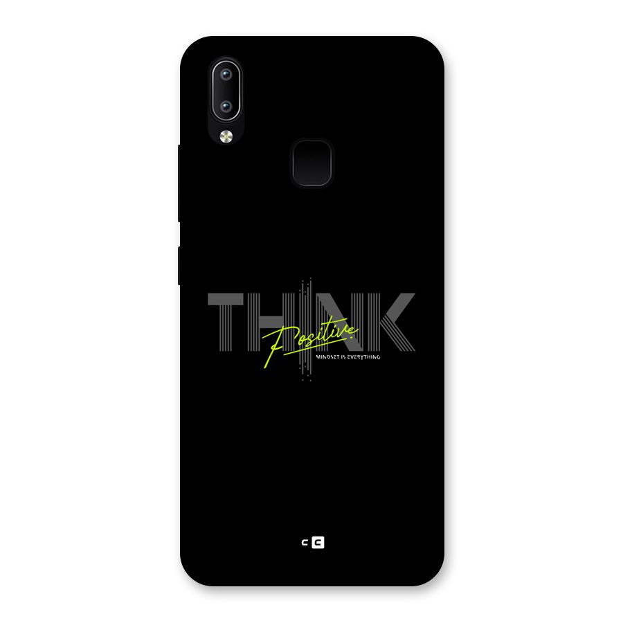Think Positive Only Back Case for Vivo Y93