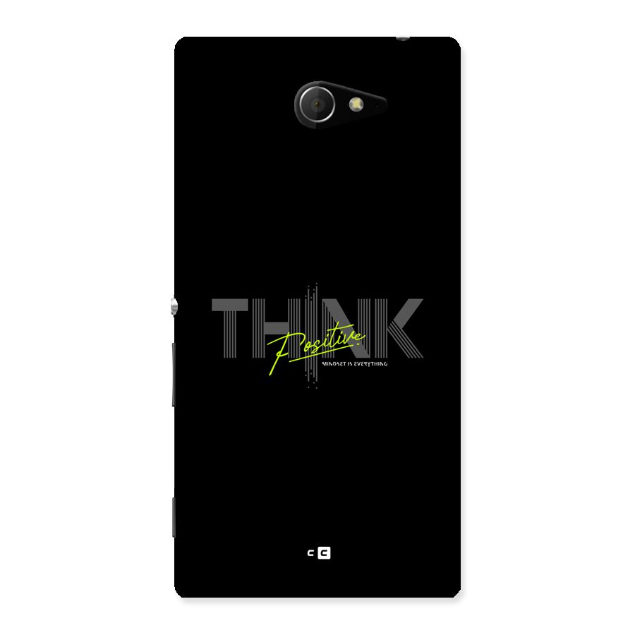 Think Positive Only Back Case for Xperia M2