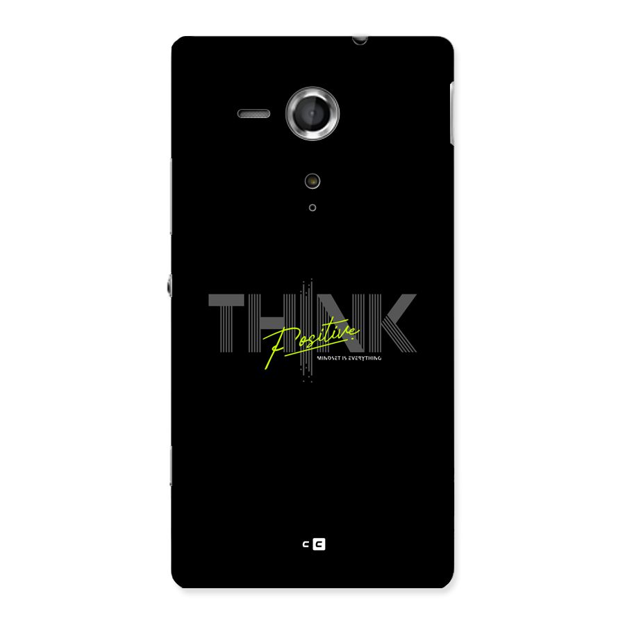 Think Positive Only Back Case for Xperia Sp