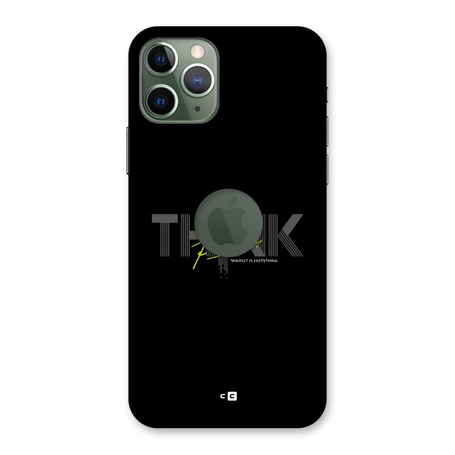 Think Positive Only Back Case for iPhone 11 Pro Logo Cut