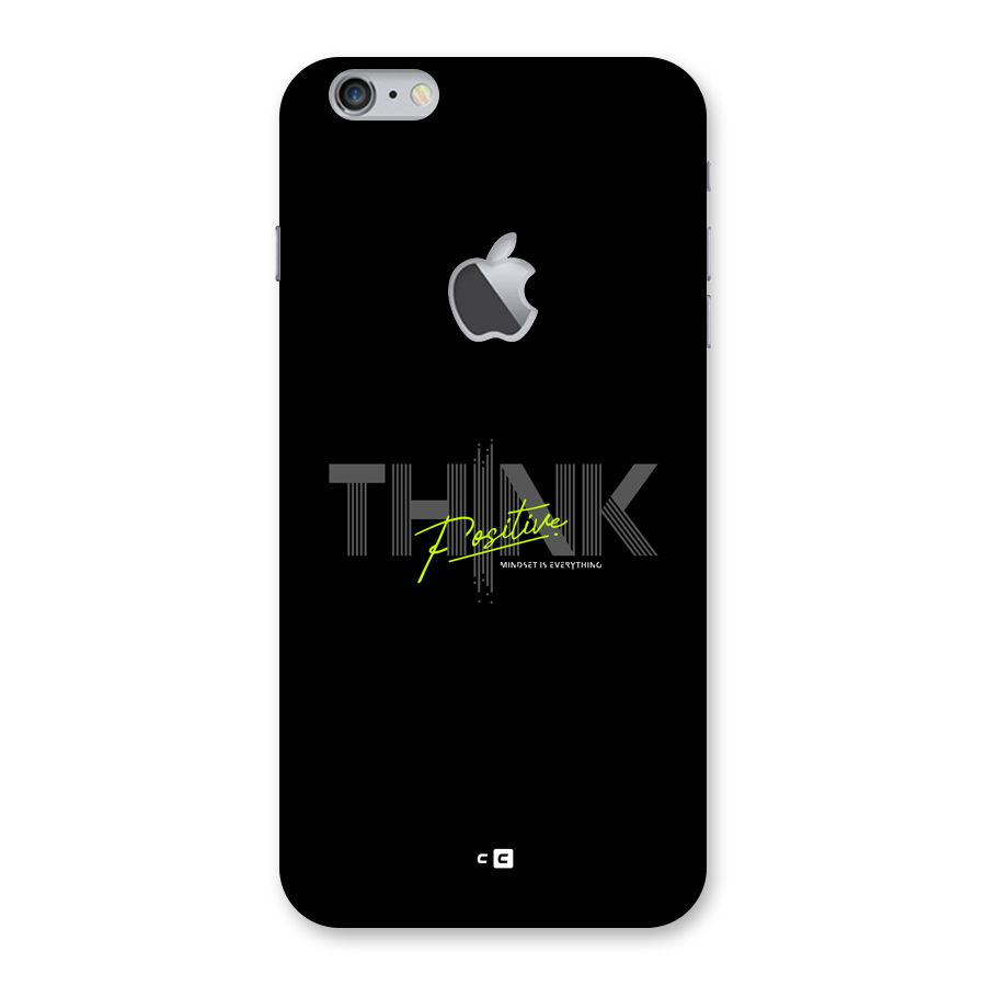 Think Positive Only Back Case for iPhone 6 Plus 6S Plus Logo Cut