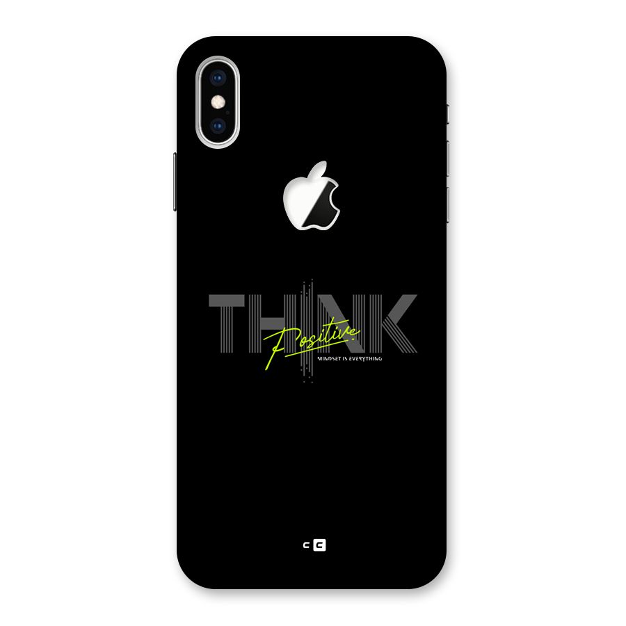 Think Positive Only Back Case for iPhone XS Max Apple Cut
