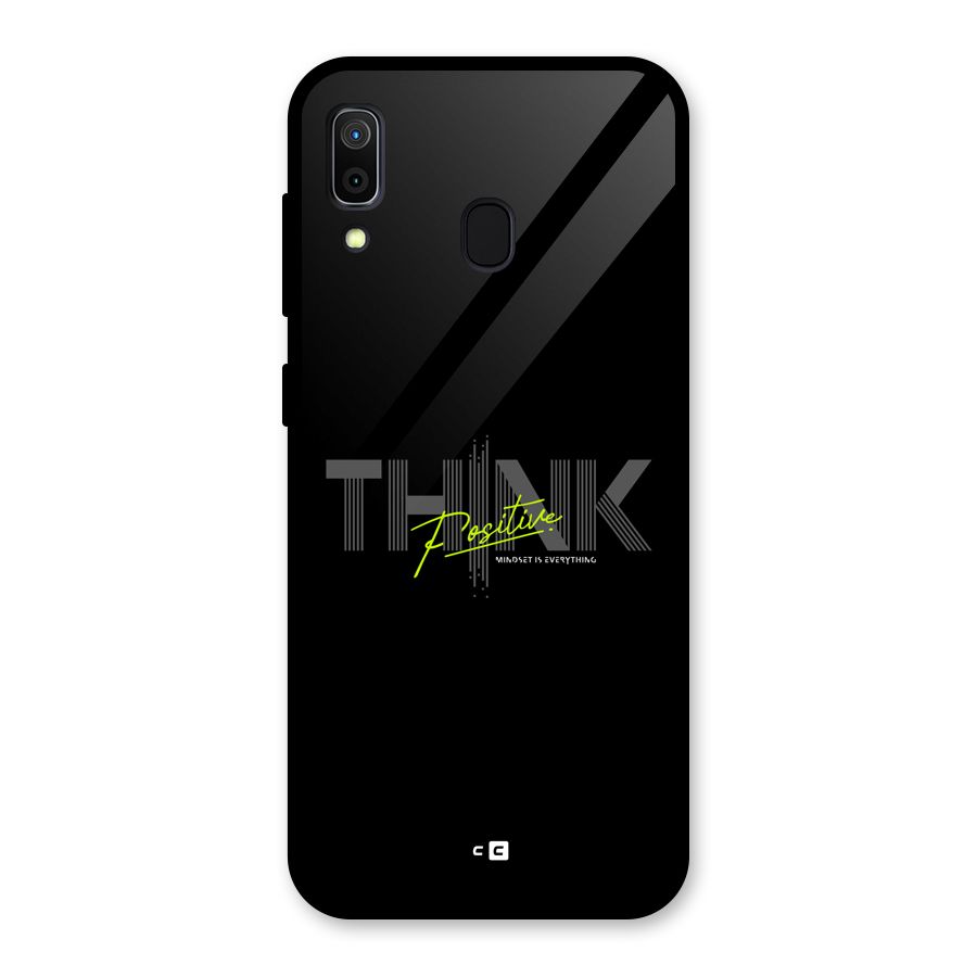 Think Positive Only Glass Back Case for Galaxy A30