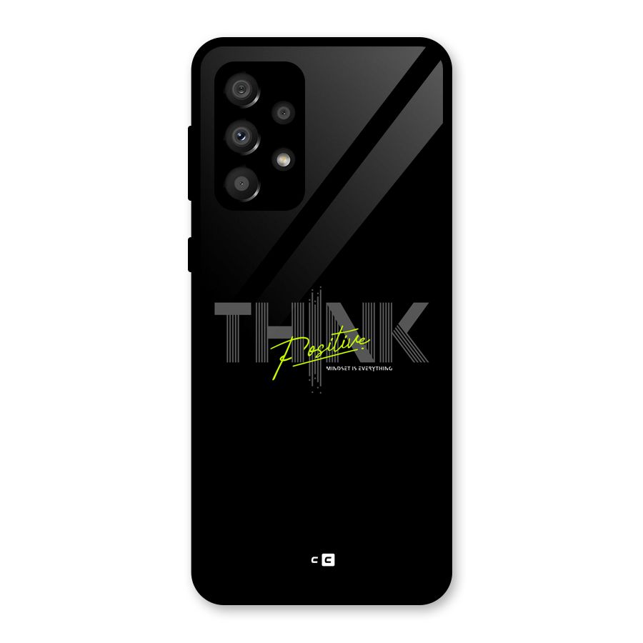 Think Positive Only Glass Back Case for Galaxy A32