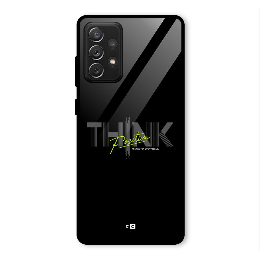 Think Positive Only Glass Back Case for Galaxy A72