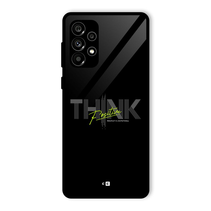 Think Positive Only Glass Back Case for Galaxy A73 5G