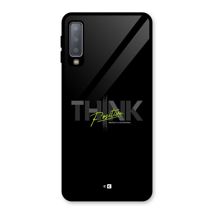 Think Positive Only Glass Back Case for Galaxy A7 (2018)