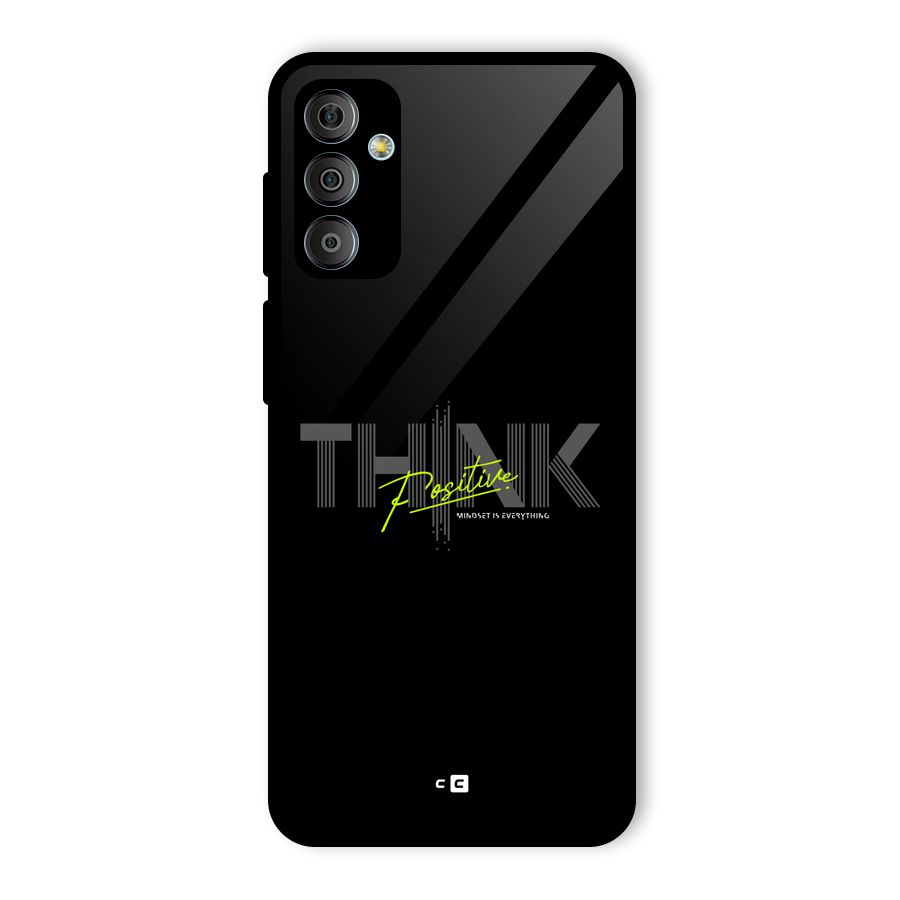 Think Positive Only Glass Back Case for Galaxy F23