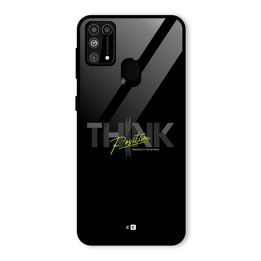 Think Positive Only Glass Back Case for Galaxy F41