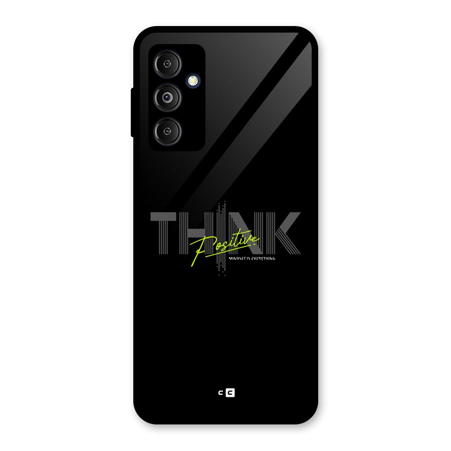 Think Positive Only Glass Back Case for Galaxy M14 5G