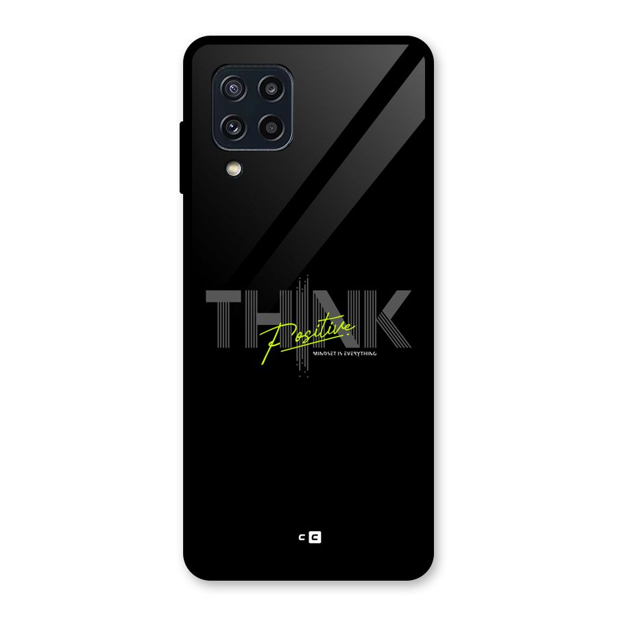 Think Positive Only Glass Back Case for Galaxy M32