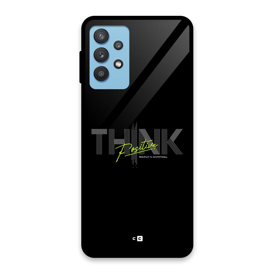Think Positive Only Glass Back Case for Galaxy M32 5G