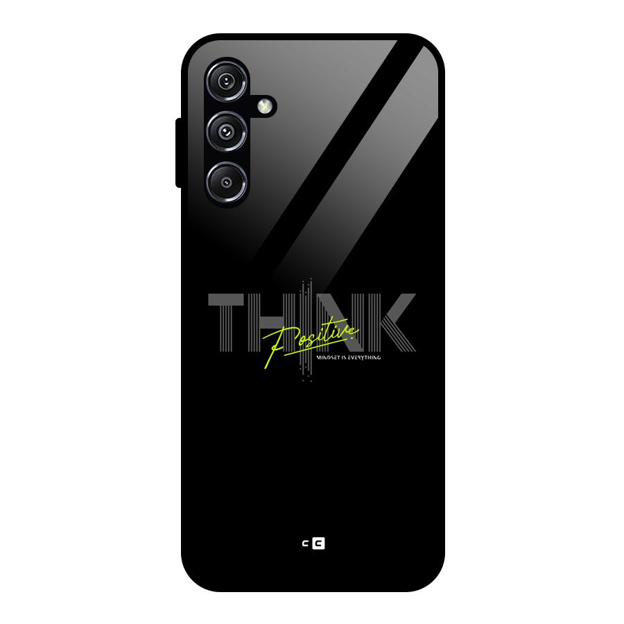 Think Positive Only Glass Back Case for Galaxy M34 5G