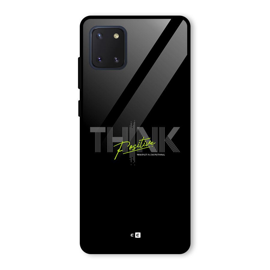 Think Positive Only Glass Back Case for Galaxy Note 10 Lite