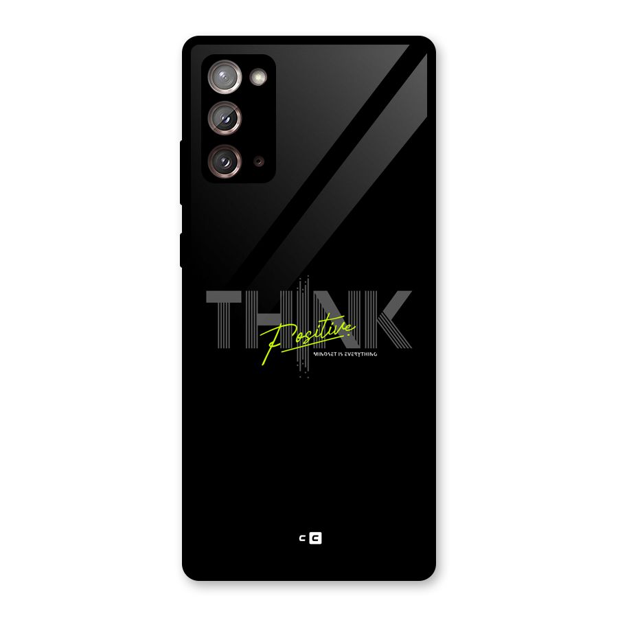 Think Positive Only Glass Back Case for Galaxy Note 20