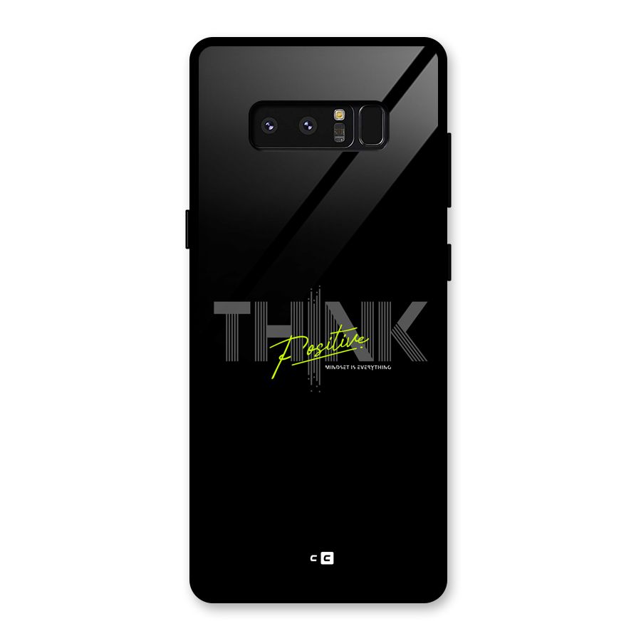 Think Positive Only Glass Back Case for Galaxy Note 8