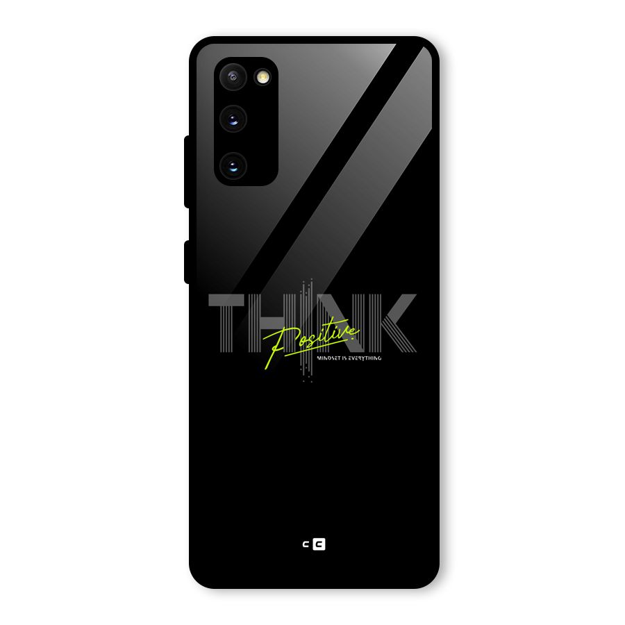 Think Positive Only Glass Back Case for Galaxy S20 FE 5G