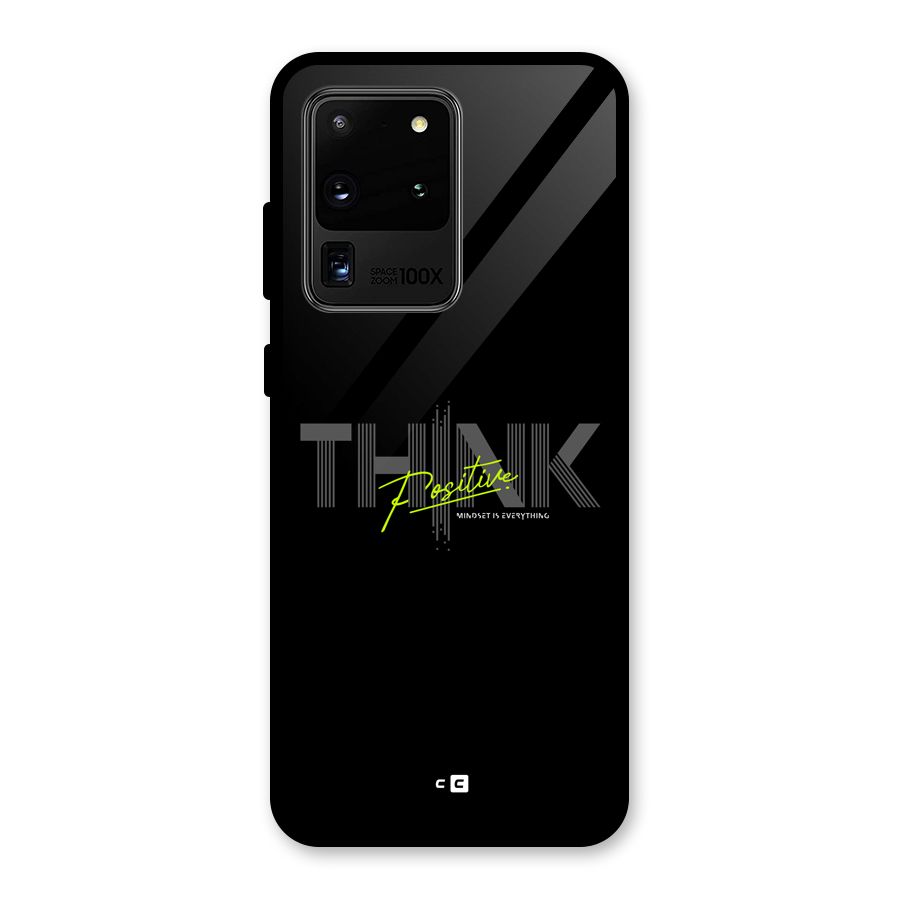 Think Positive Only Glass Back Case for Galaxy S20 Ultra