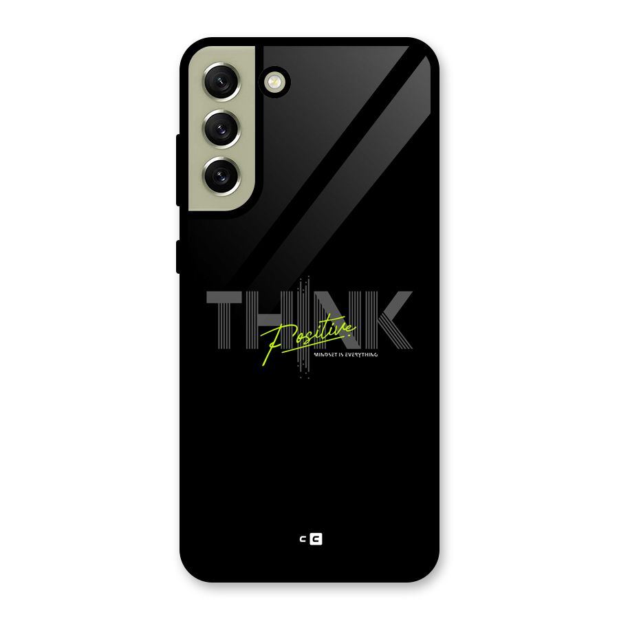 Think Positive Only Glass Back Case for Galaxy S21 FE 5G