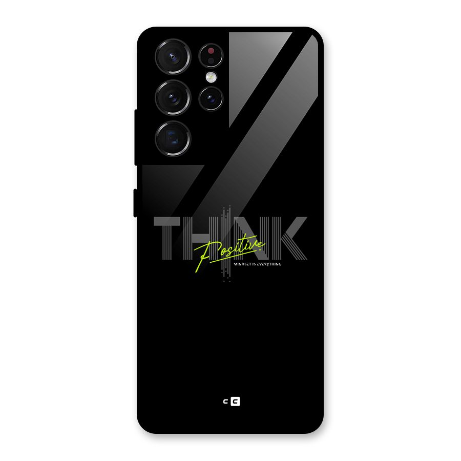 Think Positive Only Glass Back Case for Galaxy S21 Ultra 5G