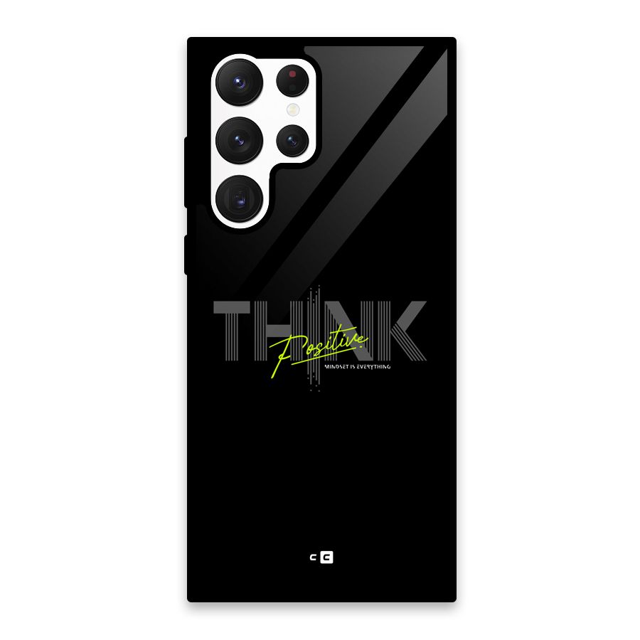 Think Positive Only Glass Back Case for Galaxy S22 Ultra 5G
