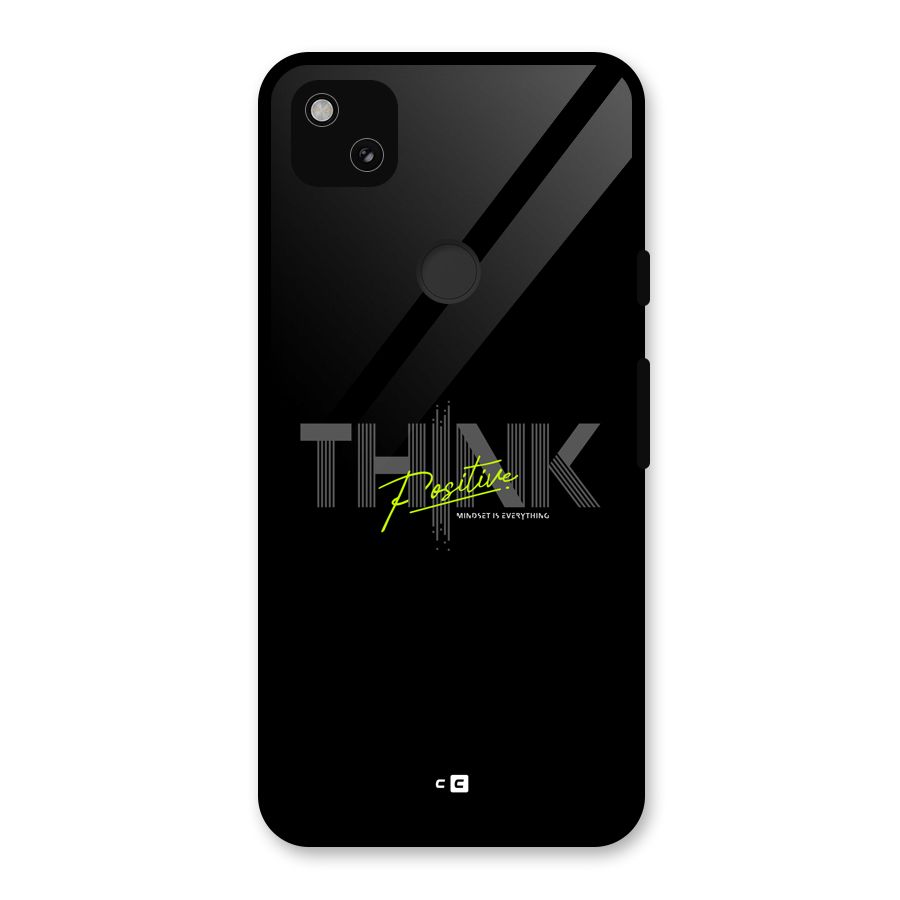 Think Positive Only Glass Back Case for Google Pixel 4a