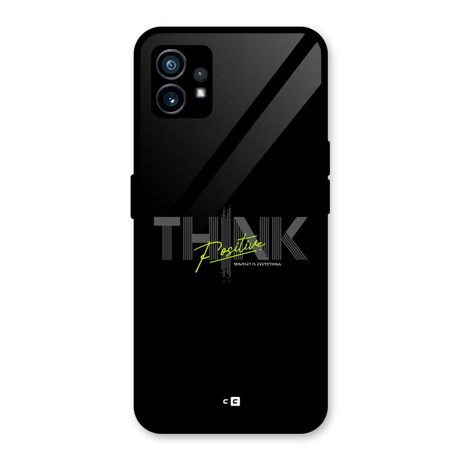 Think Positive Only Glass Back Case for Nothing Phone 1