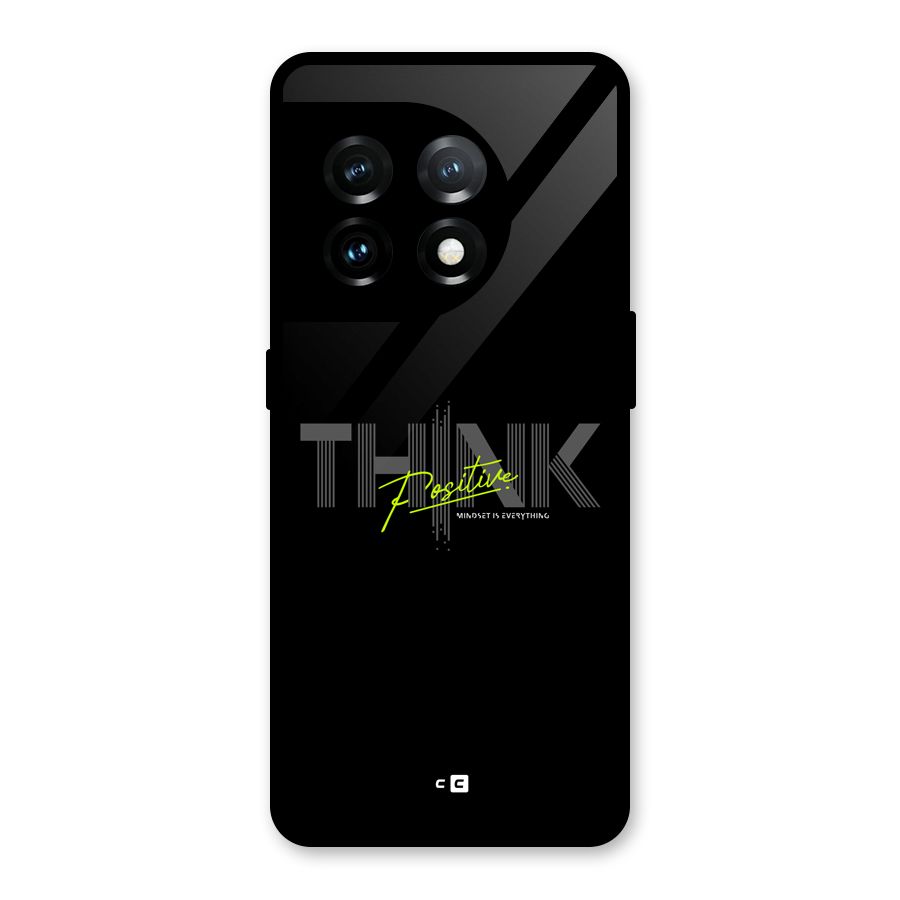 Think Positive Only Glass Back Case for OnePlus 11