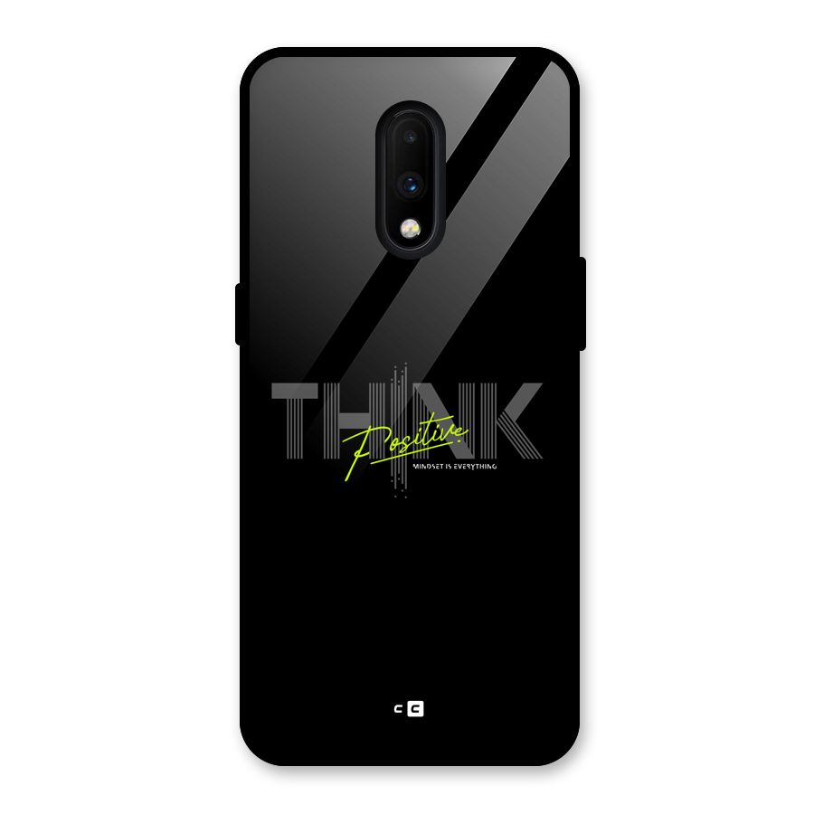 Think Positive Only Glass Back Case for OnePlus 7