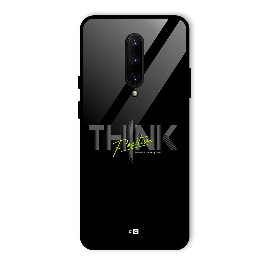 Think Positive Only Glass Back Case for OnePlus 7 Pro