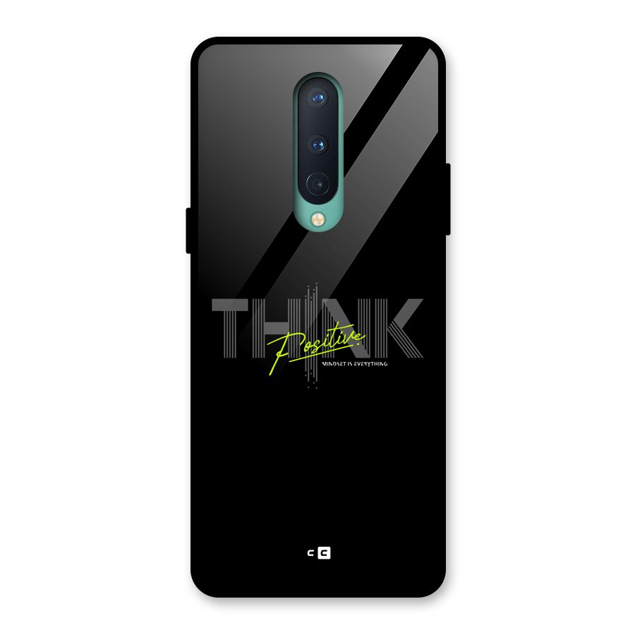 Think Positive Only Glass Back Case for OnePlus 8