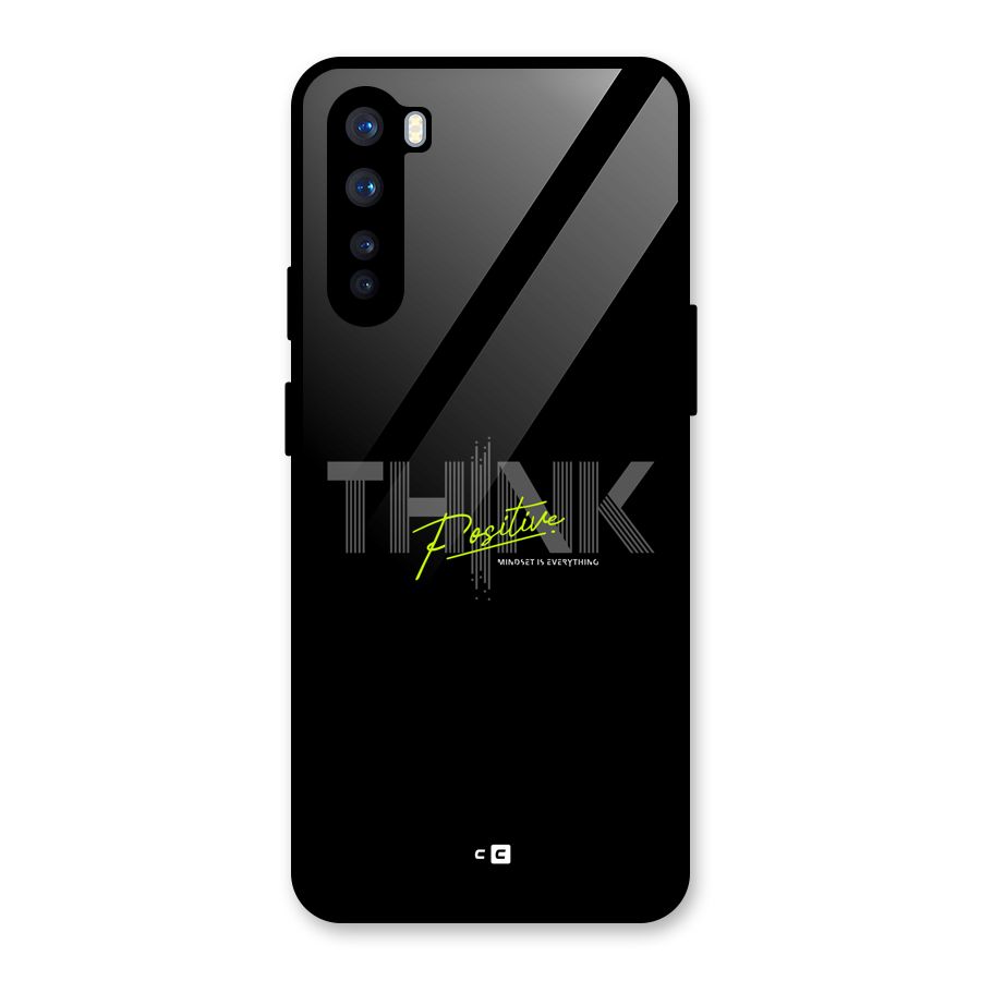 Think Positive Only Glass Back Case for OnePlus Nord